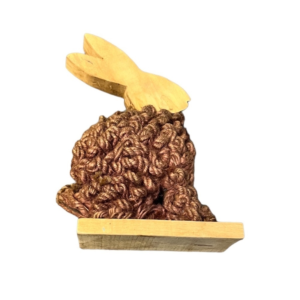 Wooden Rabbit With Wool‎ - Picture 5 of 7